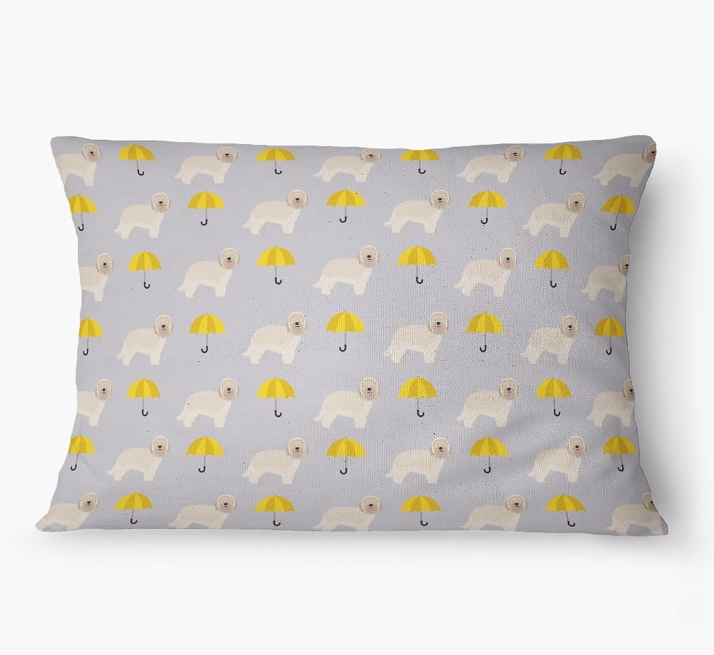 'Umbrella Pattern' - Personalized {breedFullName} Dog Bed