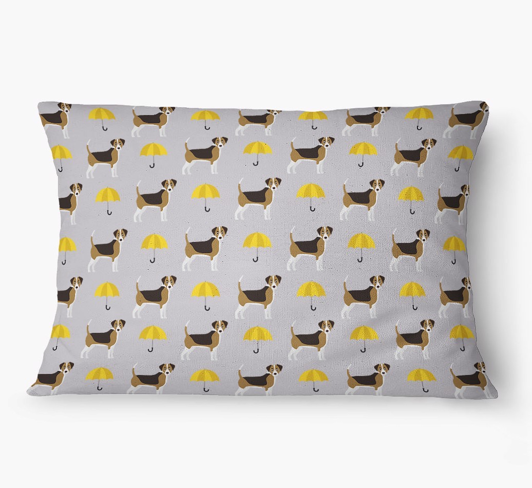 'Umbrella Pattern' - Personalized {breedFullName} Dog Bed