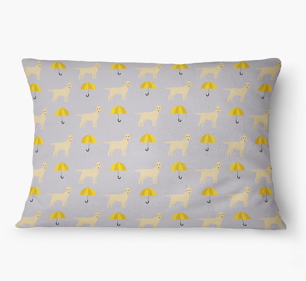 'Umbrella Pattern' - Personalized {breedFullName} Dog Bed