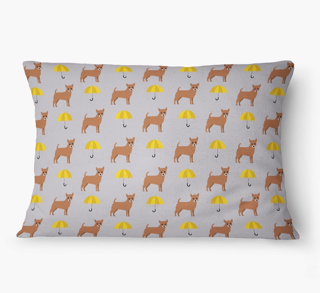 'Umbrella Pattern' - Personalized {breedFullName} Dog Bed