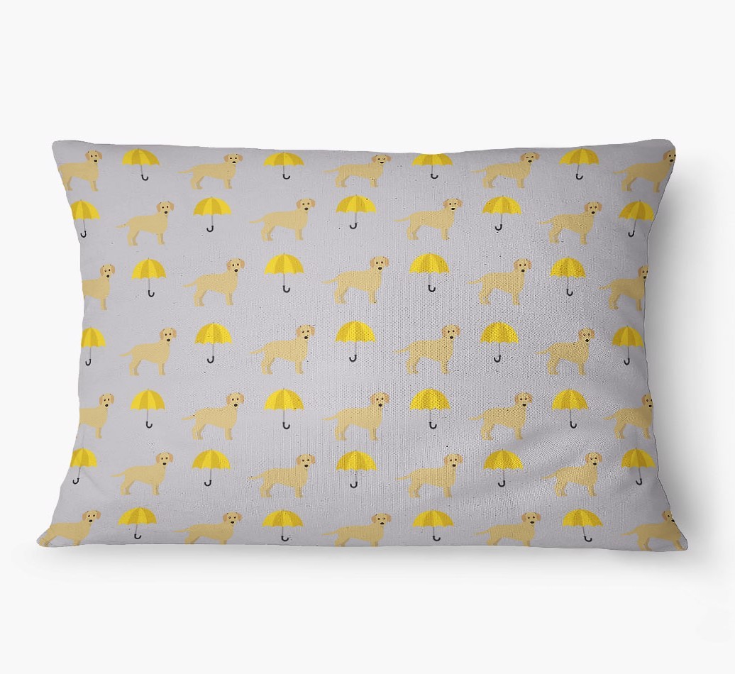'Umbrella Pattern' - Personalised {breedFullName} Dog Bed