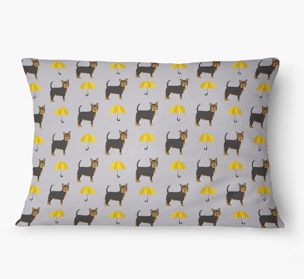 'Umbrella Pattern' - Personalized {breedFullName} Dog Bed