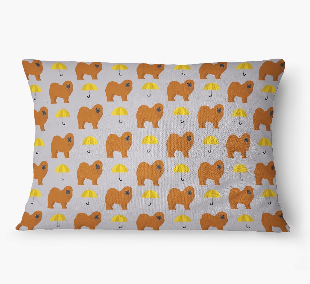 'Umbrella Pattern' - Personalized {breedFullName} Dog Bed