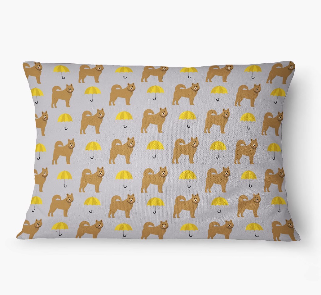 'Umbrella Pattern' - Personalized {breedFullName} Dog Bed