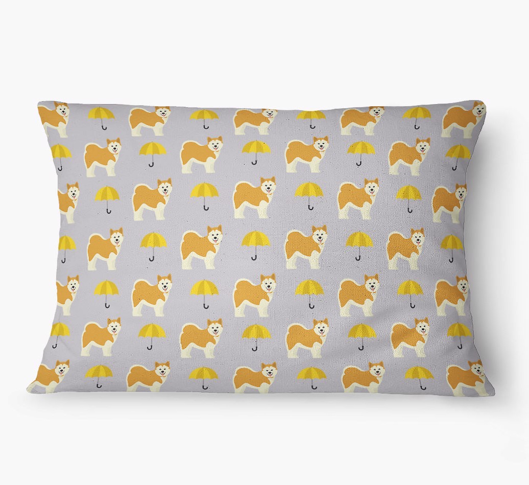 'Umbrella Pattern' - Personalized {breedFullName} Dog Bed