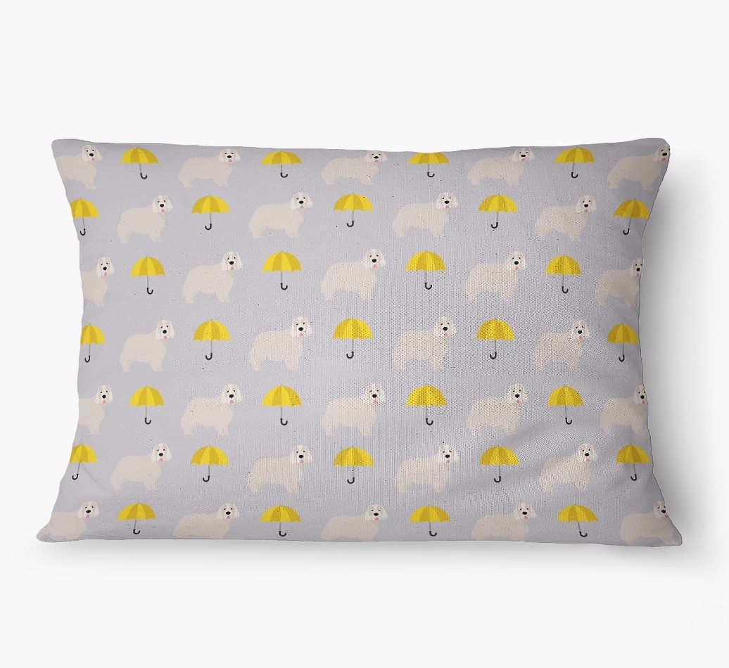 'Umbrella Pattern' - Personalized {breedFullName} Dog Bed