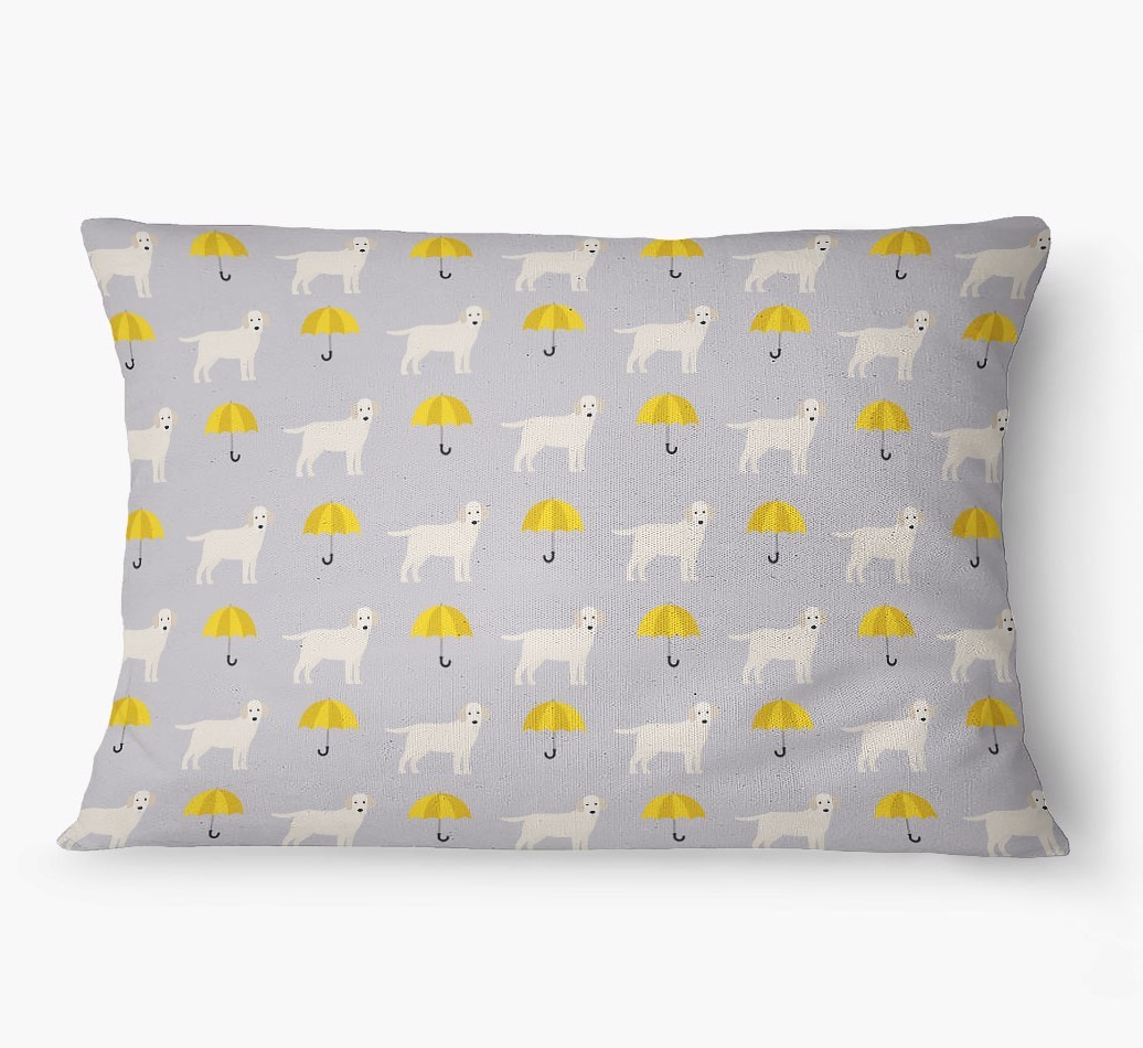 'Umbrella Pattern' - Personalized {breedFullName} Dog Bed