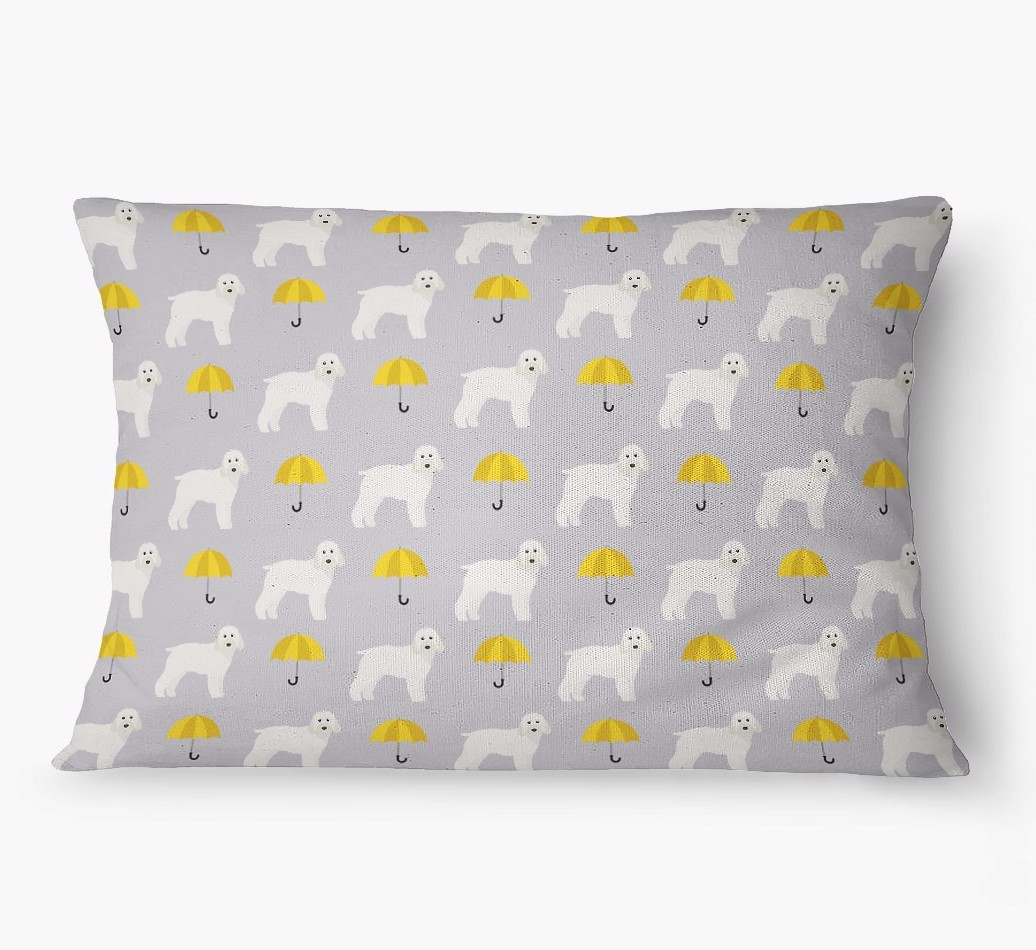 'Umbrella Pattern' - Personalized {breedFullName} Dog Bed