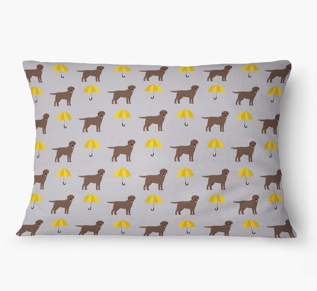 'Umbrella Pattern' - Personalized {breedFullName} Dog Bed
