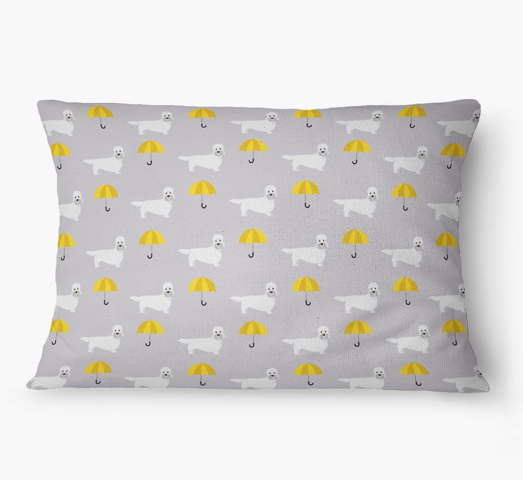 'Umbrella Pattern' - Personalized {breedFullName} Dog Bed