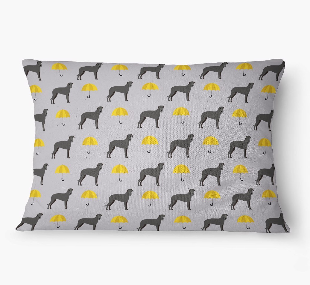 'Umbrella Pattern' - Personalized {breedFullName} Dog Bed