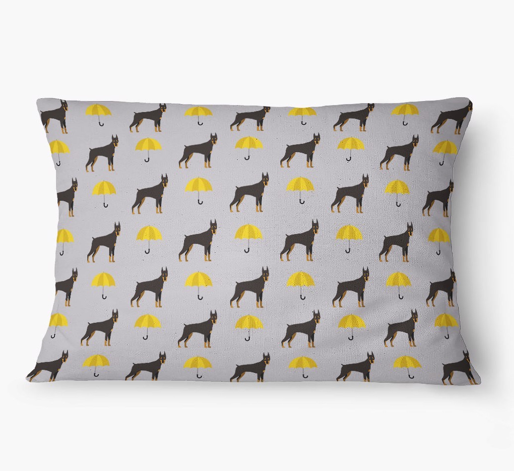 'Umbrella Pattern' - Personalized {breedFullName} Dog Bed