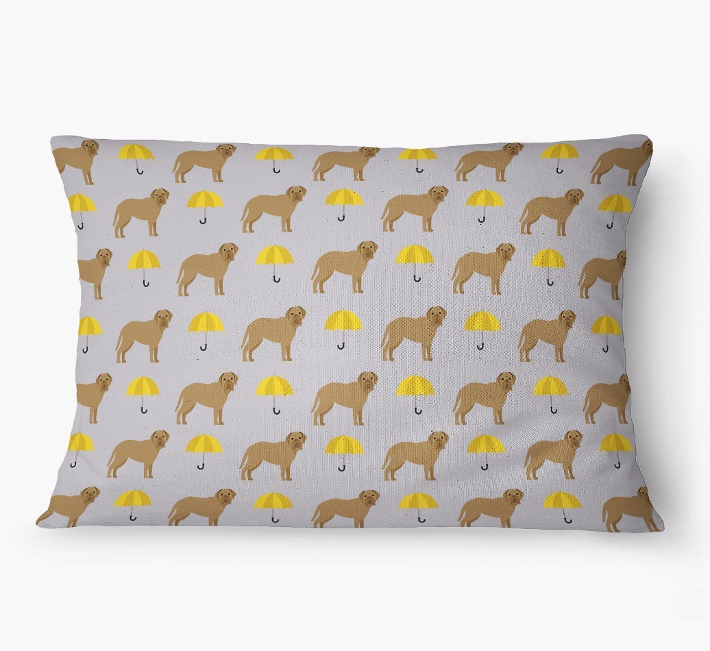 'Umbrella Pattern' - Personalized {breedFullName} Dog Bed