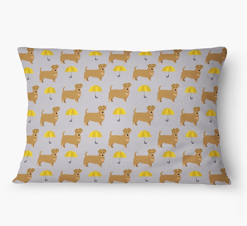 'Umbrella Pattern' - Personalized {breedFullName} Dog Bed