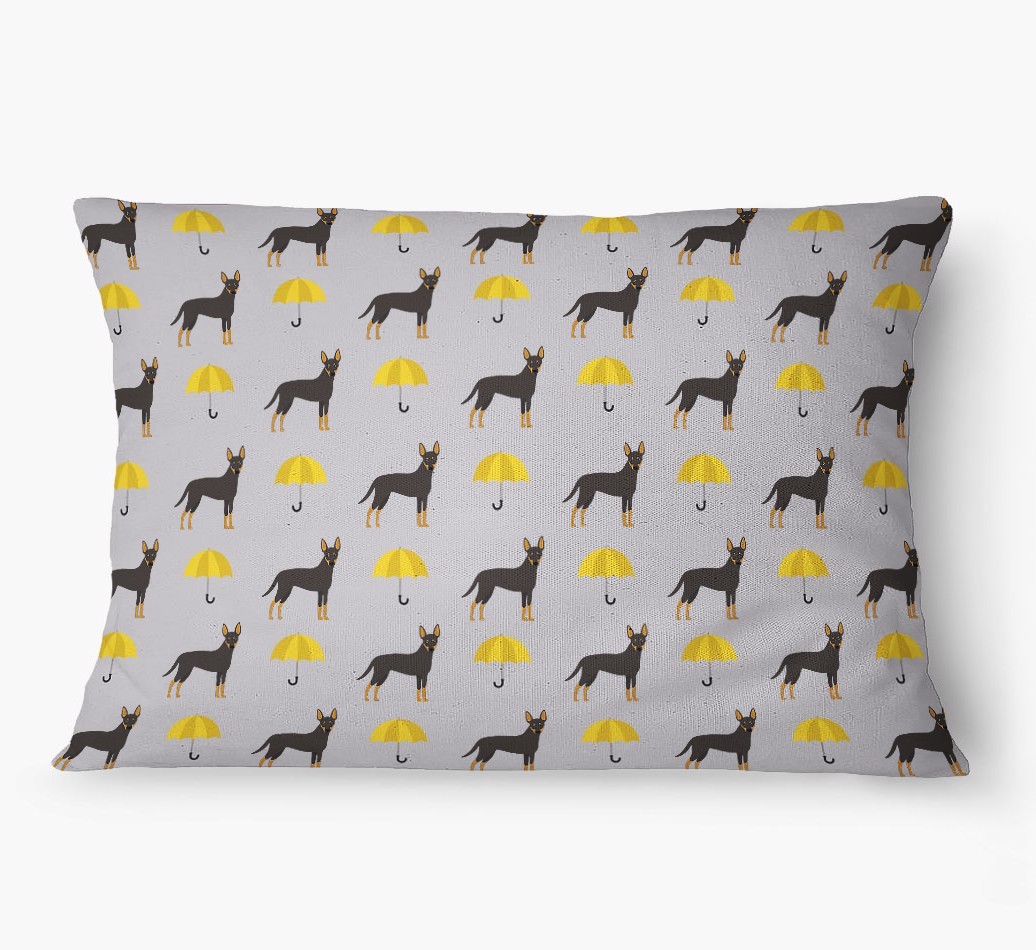 'Umbrella Pattern' - Personalized {breedFullName} Dog Bed