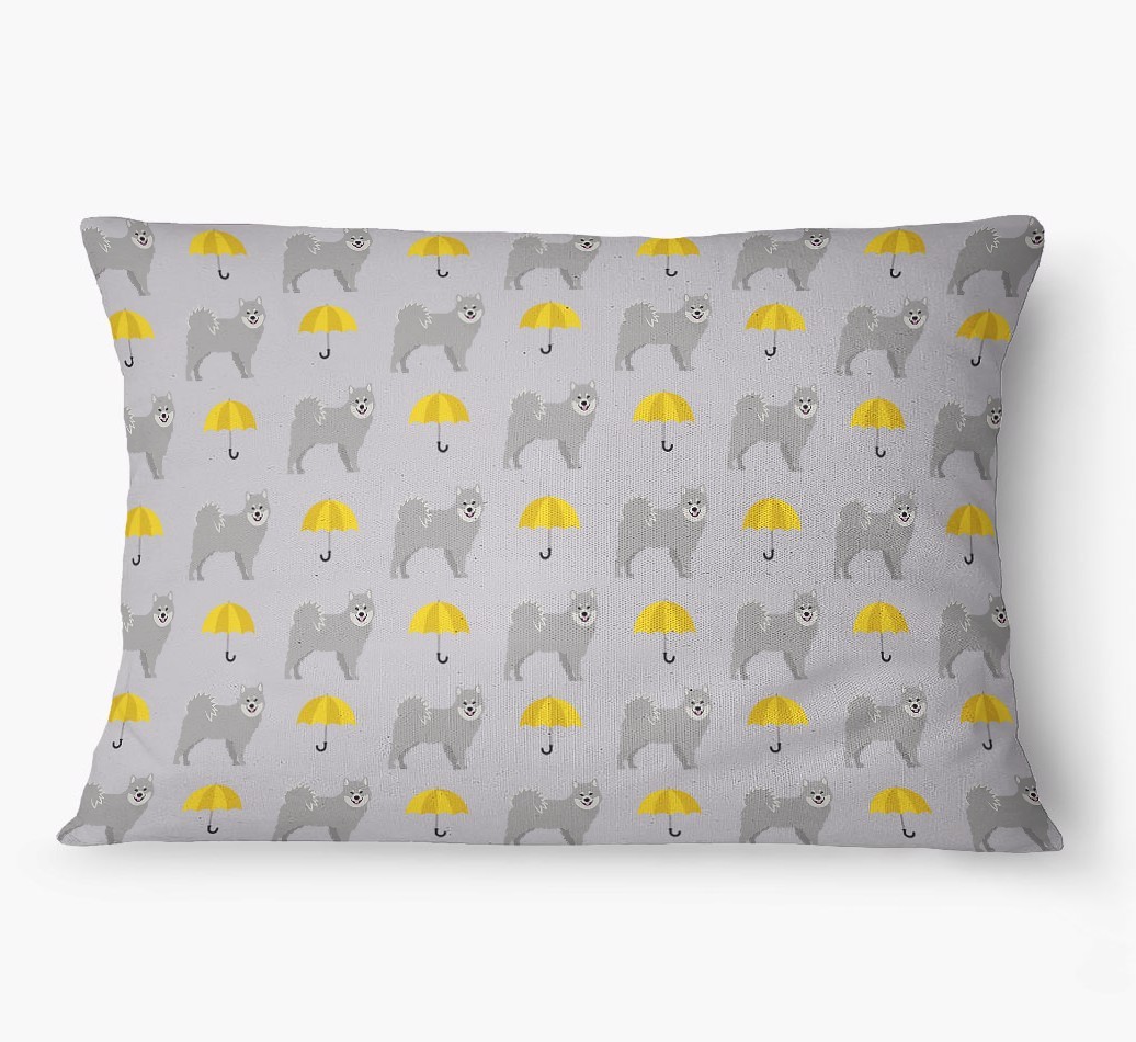 'Umbrella Pattern' - Personalized {breedFullName} Dog Bed