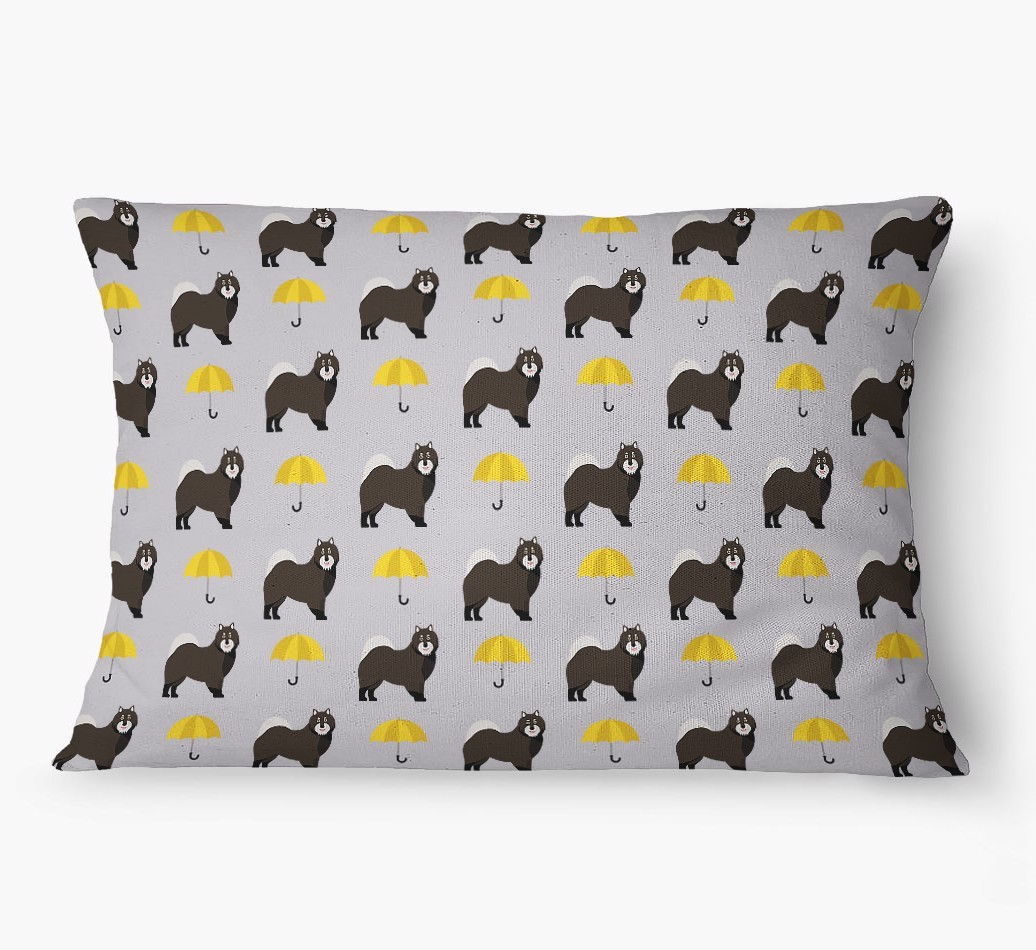 'Umbrella Pattern' - Personalized {breedFullName} Dog Bed