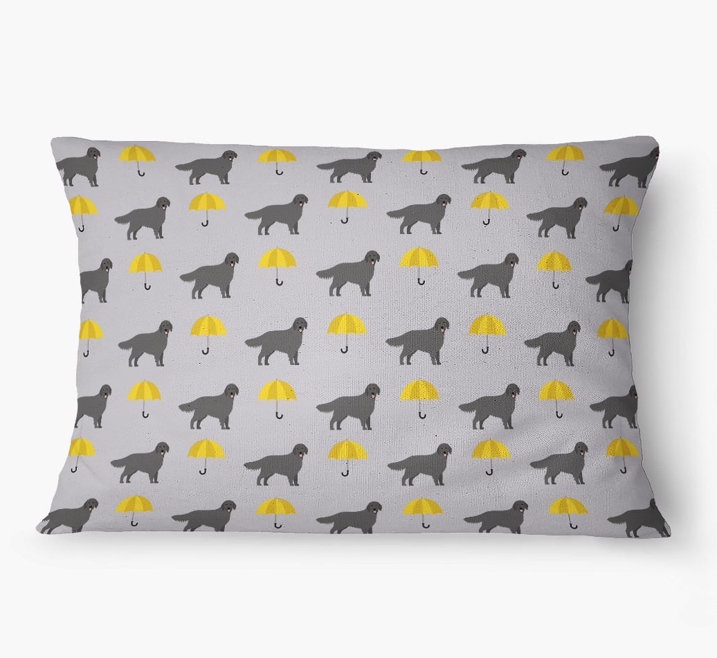 'Umbrella Pattern' - Personalized {breedFullName} Dog Bed