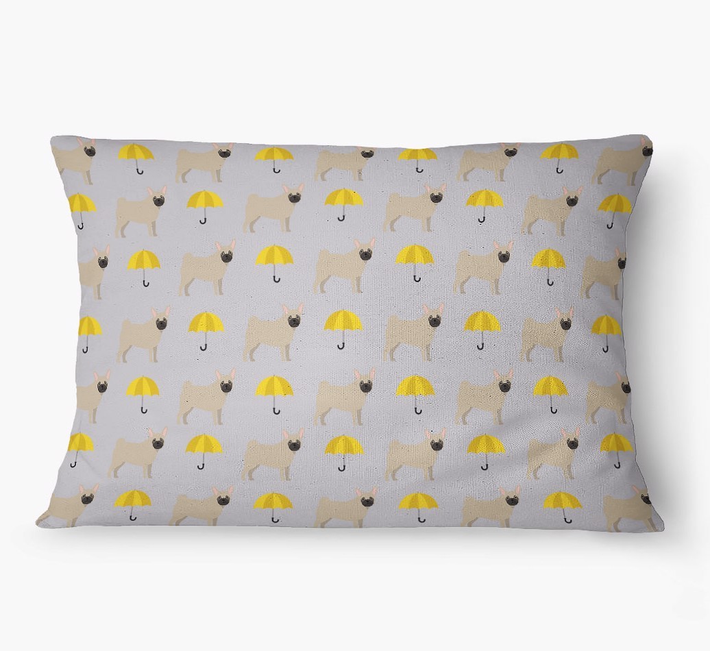 'Umbrella Pattern' - Personalized {breedFullName} Dog Bed