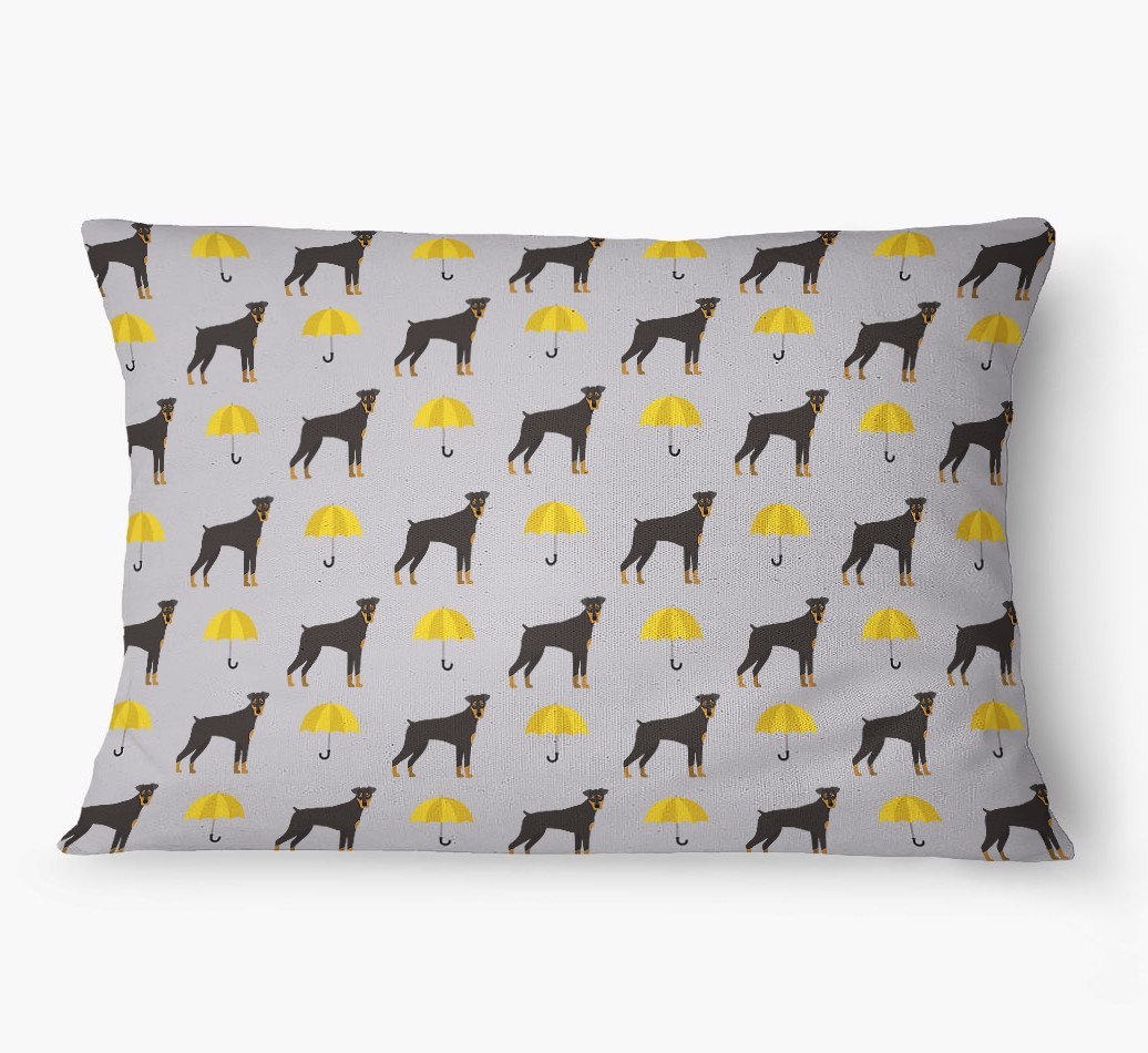 'Umbrella Pattern' - Personalized {breedFullName} Dog Bed