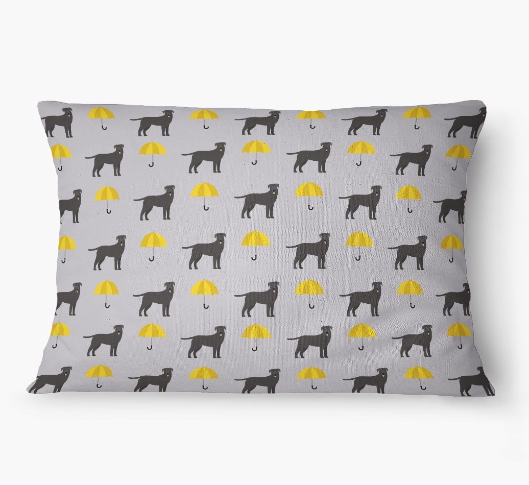 'Umbrella Pattern' - Personalized {breedFullName} Dog Bed