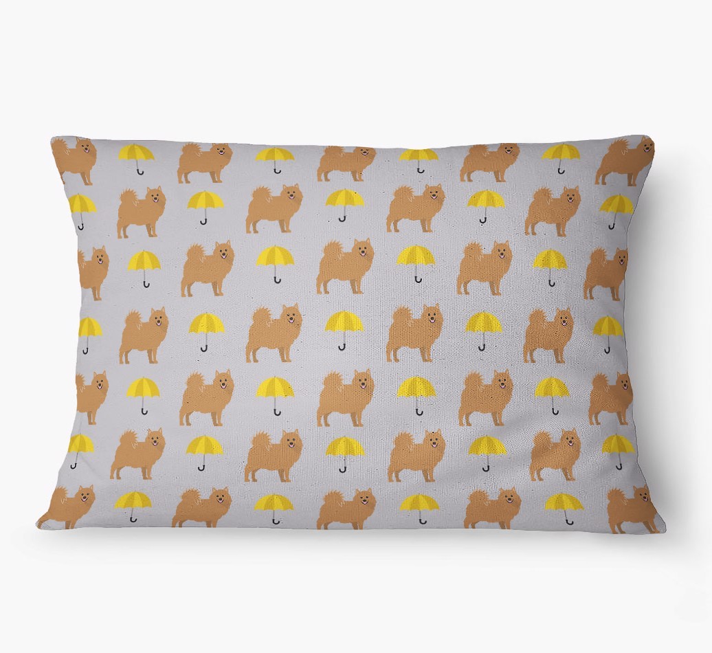 'Umbrella Pattern' - Personalized {breedFullName} Dog Bed