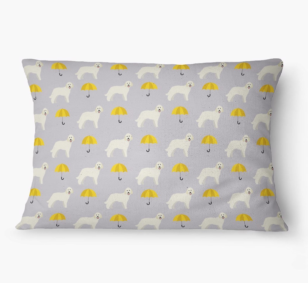 'Umbrella Pattern' - Personalized {breedFullName} Dog Bed