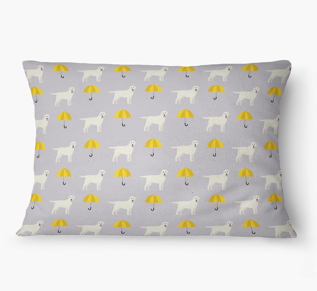 'Umbrella Pattern' - Personalized {breedFullName} Dog Bed