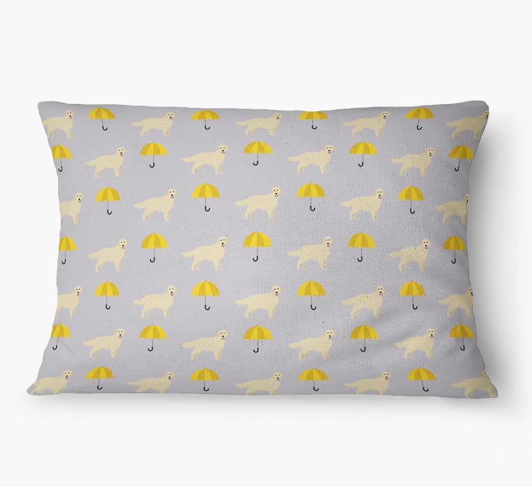 'Umbrella Pattern' - Personalized {breedFullName} Dog Bed