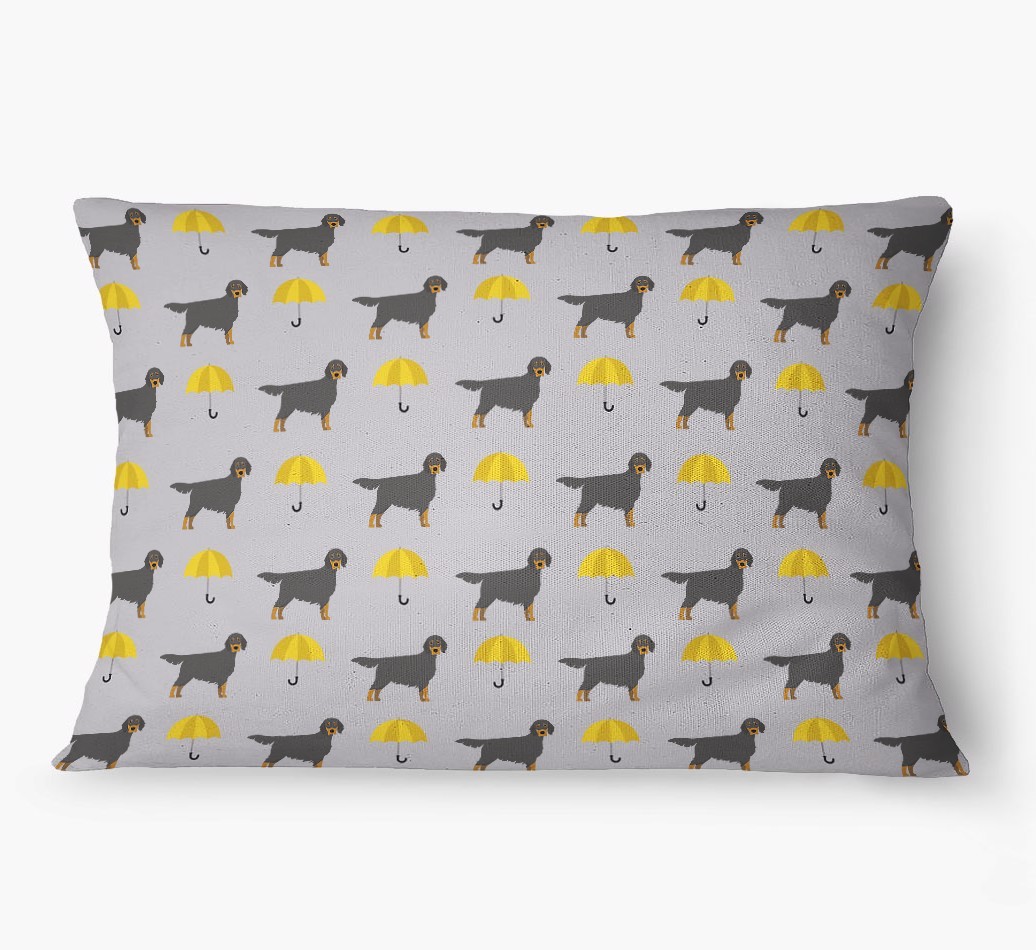 'Umbrella Pattern' - Personalised {breedFullName} Dog Bed
