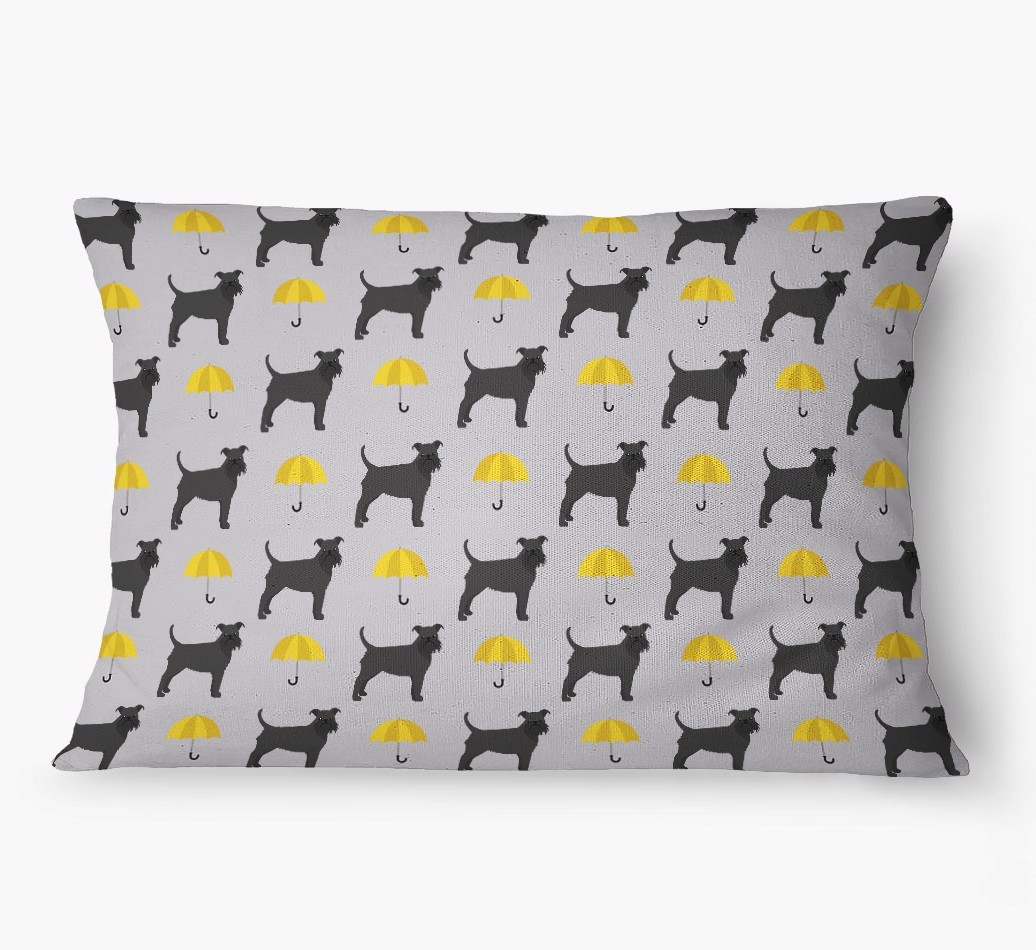 'Umbrella Pattern' - Personalized {breedFullName} Dog Bed