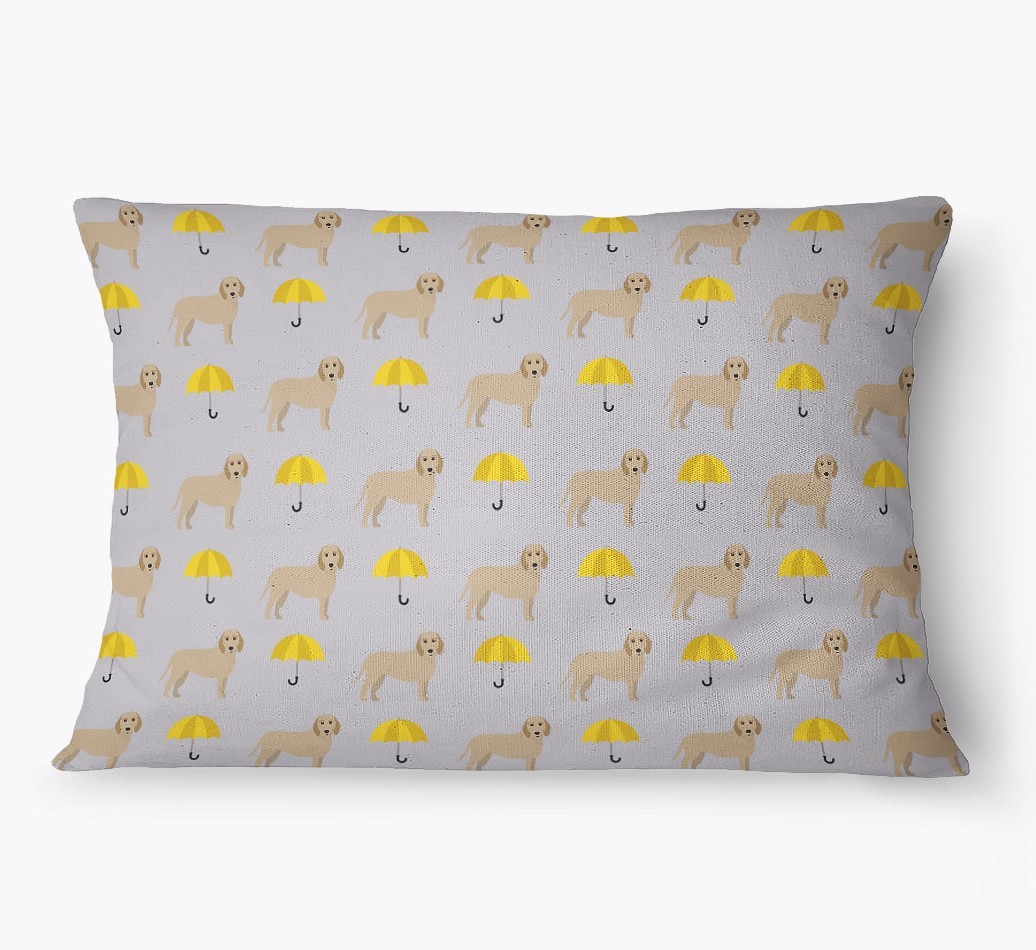 'Umbrella Pattern' - Personalized {breedFullName} Dog Bed
