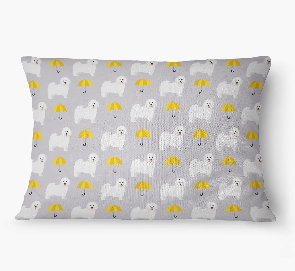 'Umbrella Pattern' - Personalized {breedFullName} Dog Bed