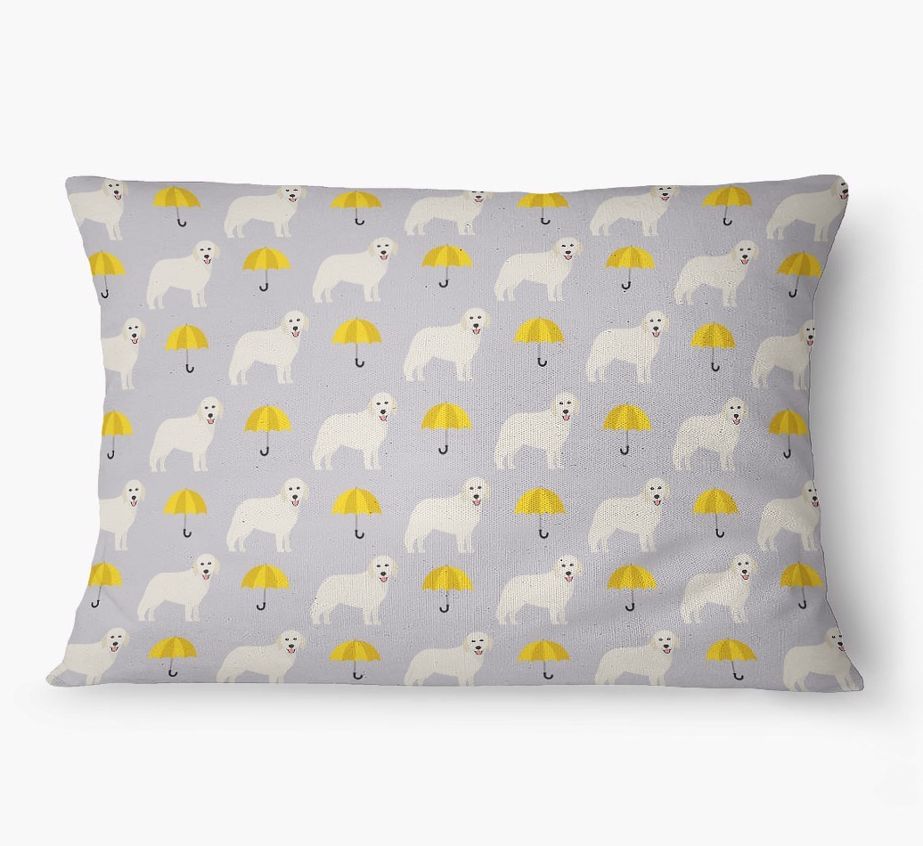 'Umbrella Pattern' - Personalized {breedFullName} Dog Bed