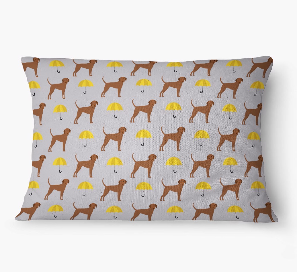 'Umbrella Pattern' - Personalized {breedFullName} Dog Bed