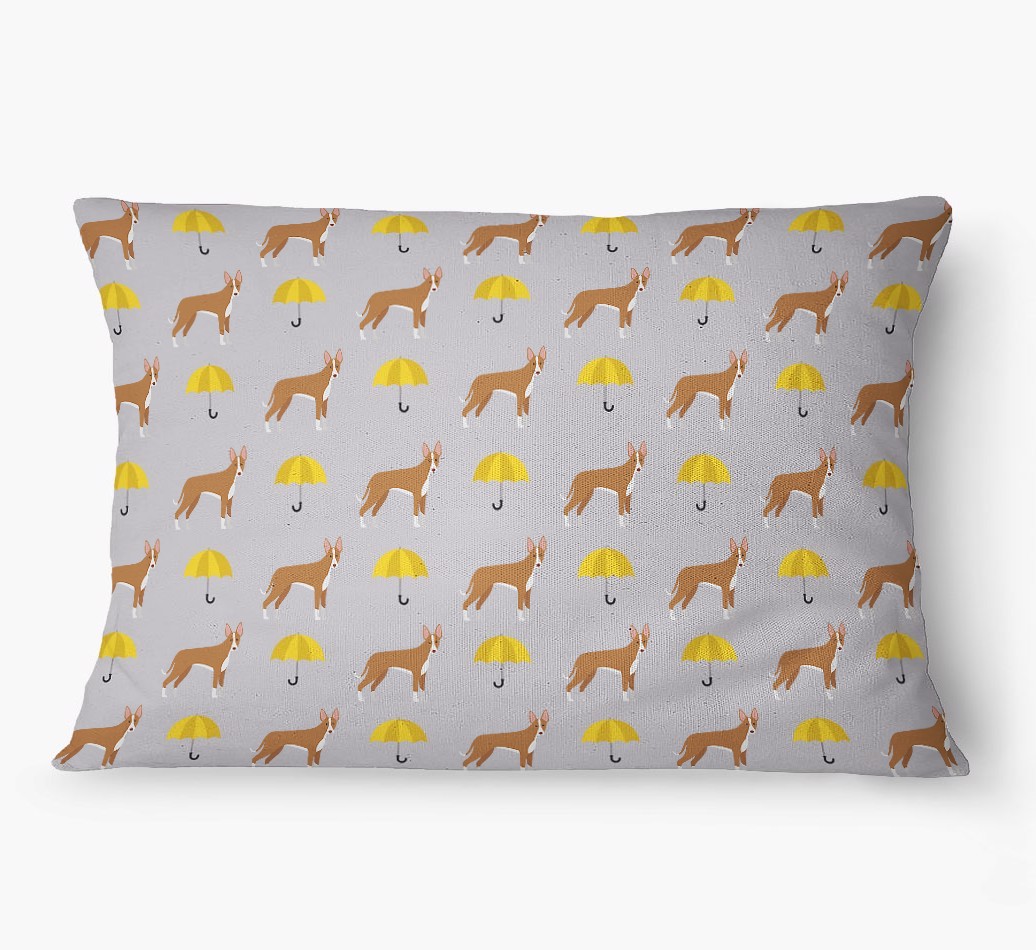 'Umbrella Pattern' - Personalized {breedFullName} Dog Bed
