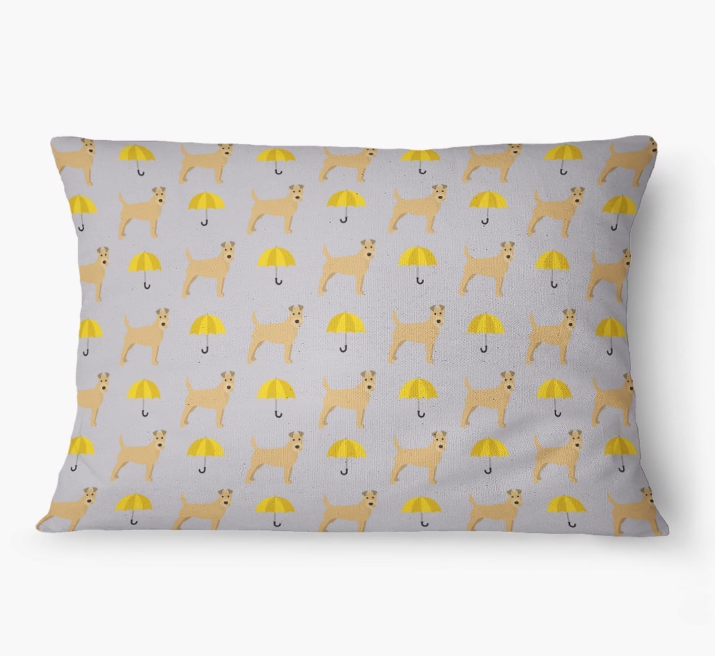 'Umbrella Pattern' - Personalized {breedFullName} Dog Bed