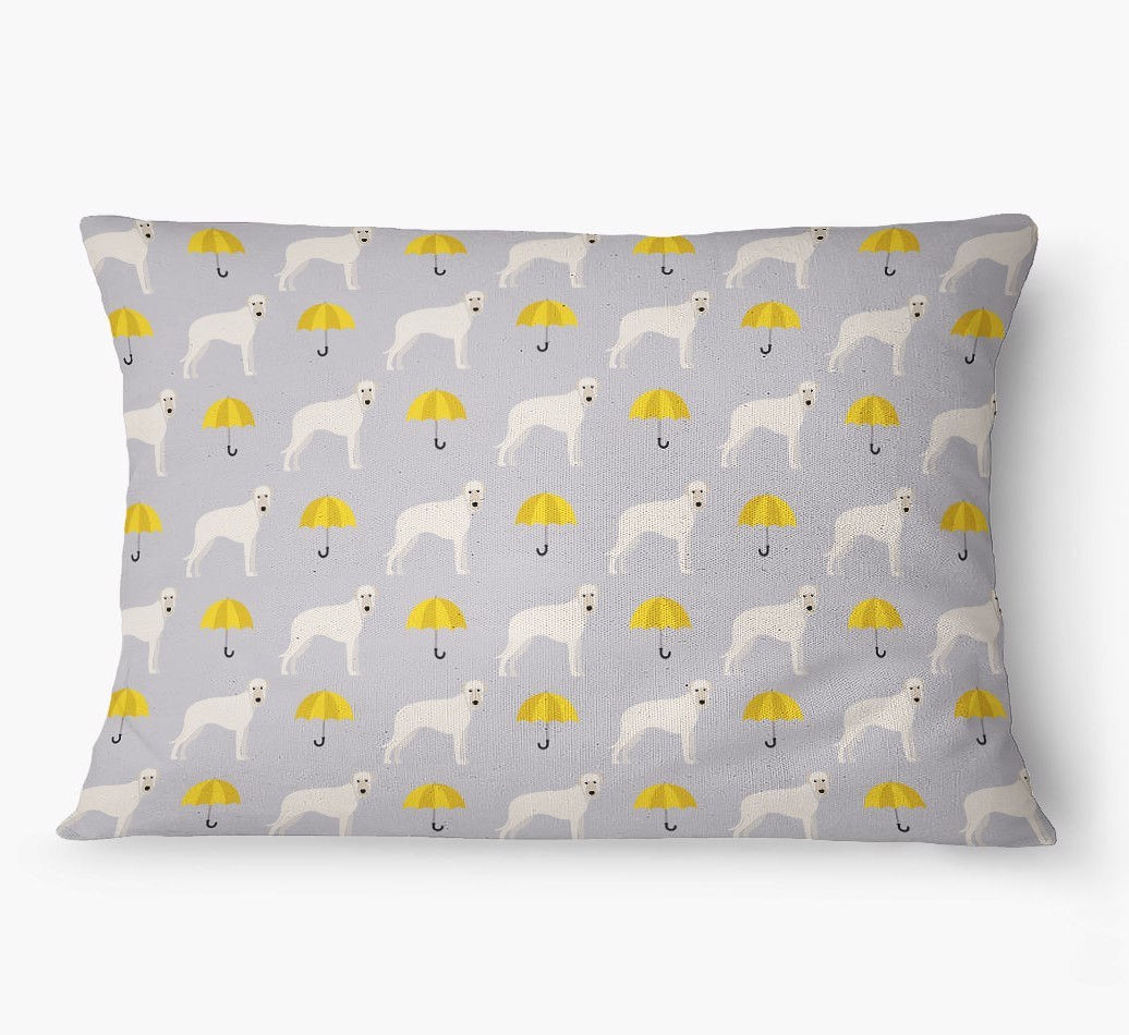 'Umbrella Pattern' - Personalized {breedFullName} Dog Bed