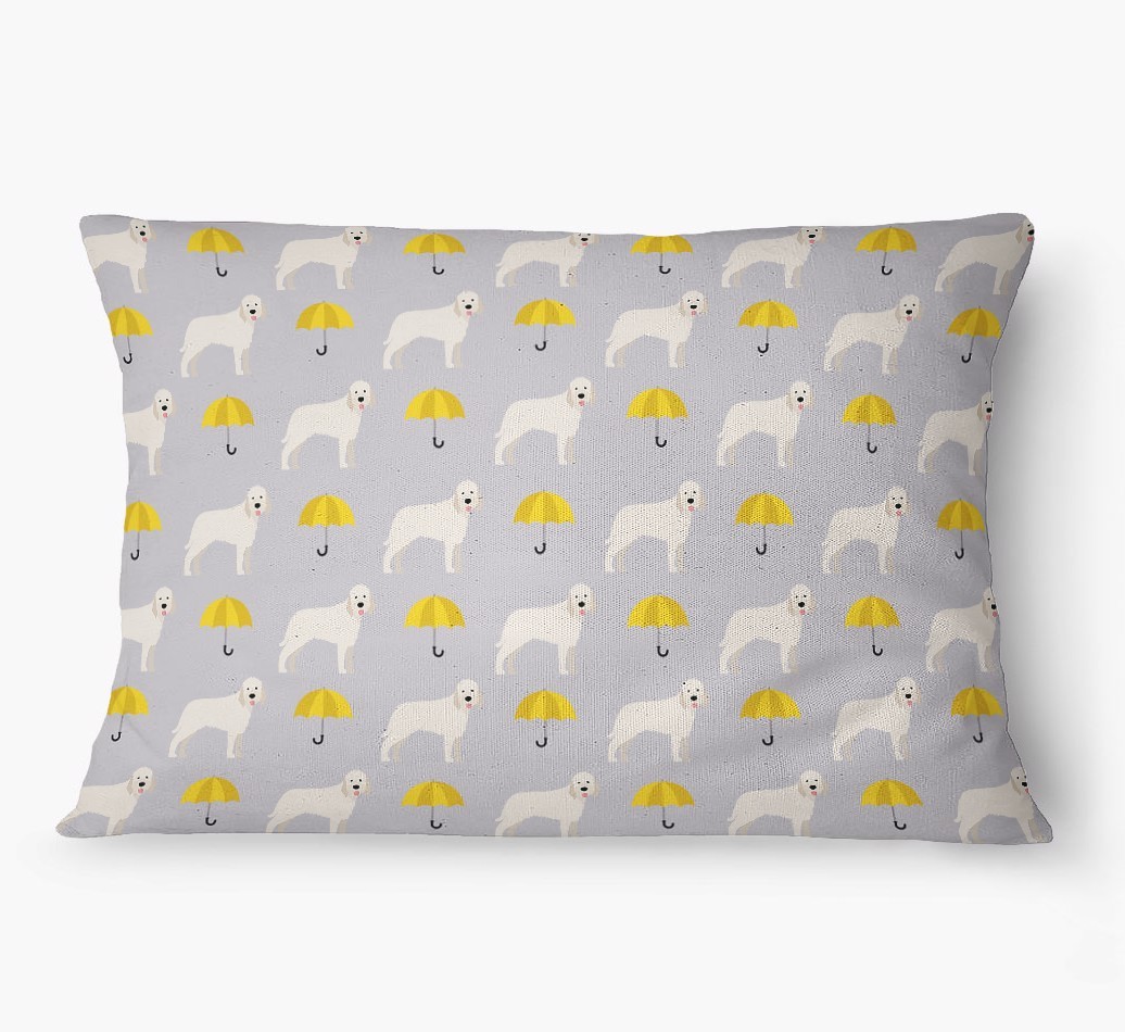 'Umbrella Pattern' - Personalized {breedFullName} Dog Bed