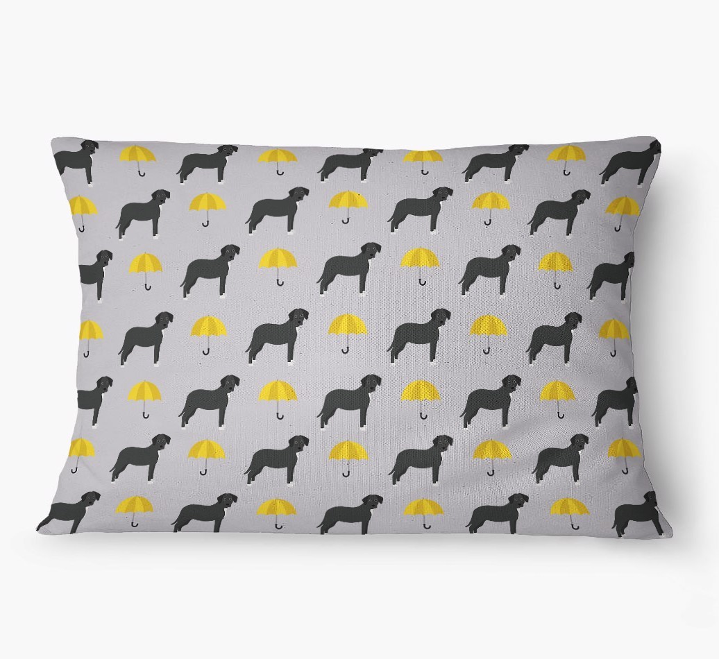 'Umbrella Pattern' - Personalized {breedFullName} Dog Bed
