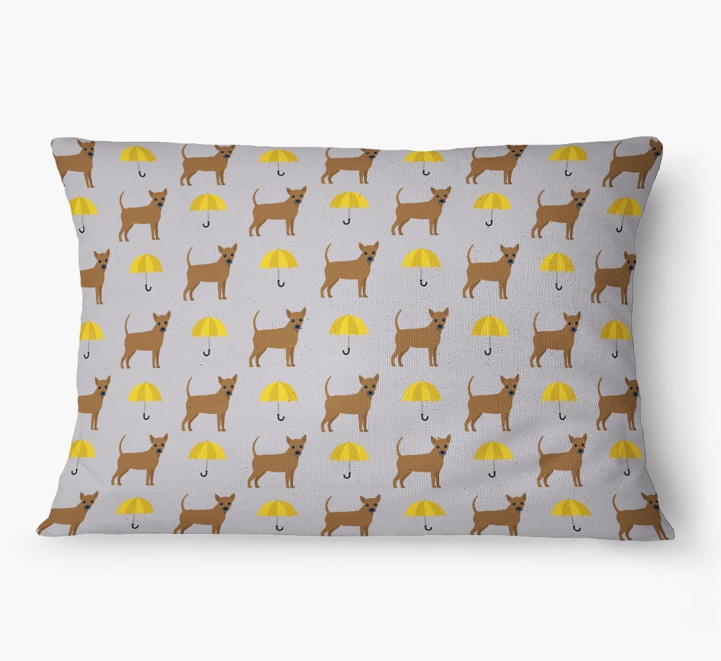 'Umbrella Pattern' - Personalized {breedFullName} Dog Bed