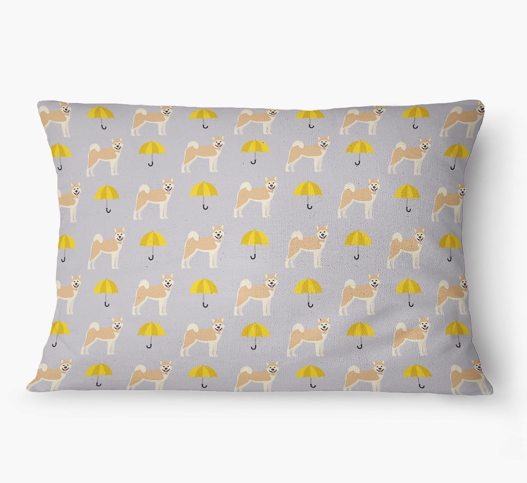 'Umbrella Pattern' - Personalized {breedFullName} Dog Bed