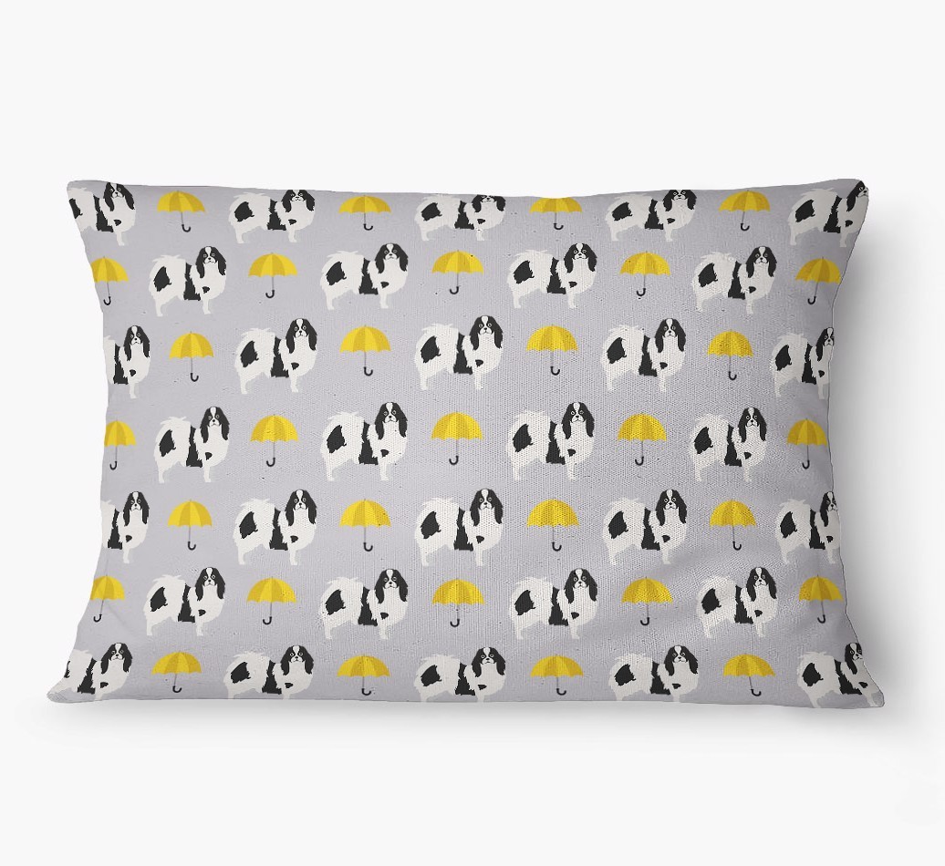 'Umbrella Pattern' - Personalised {breedFullName} Dog Bed