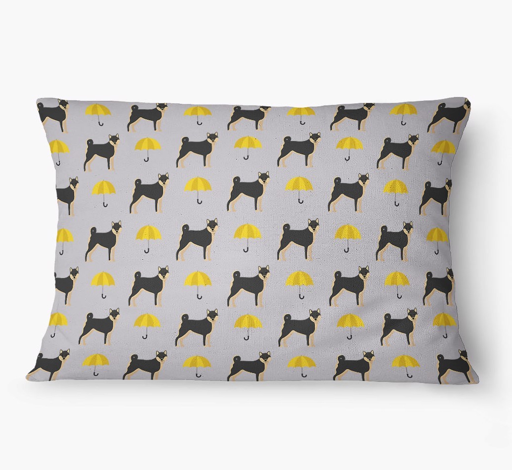 'Umbrella Pattern' - Personalized {breedFullName} Dog Bed