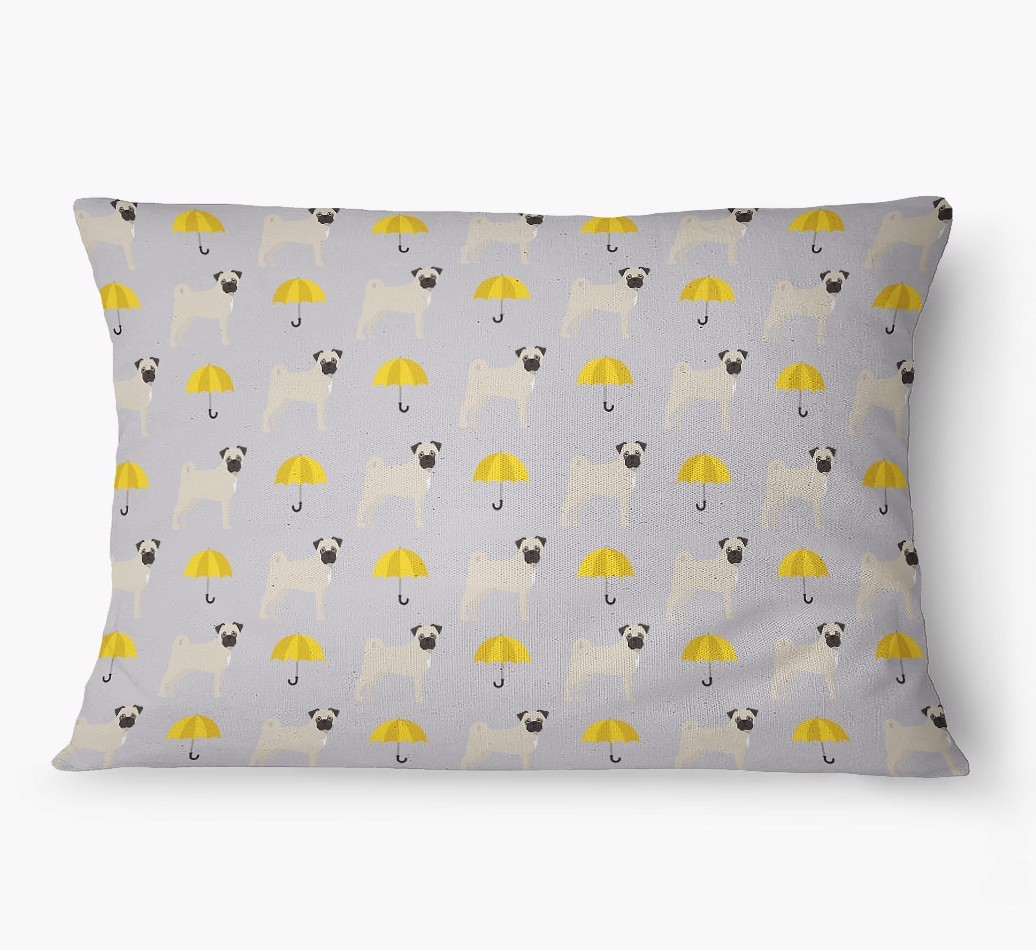 'Umbrella Pattern' - Personalised {breedFullName} Dog Bed