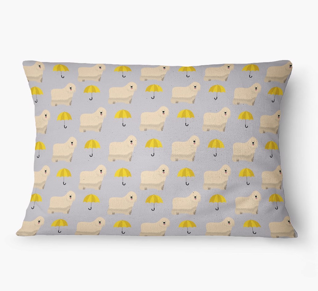 'Umbrella Pattern' - Personalized {breedFullName} Dog Bed