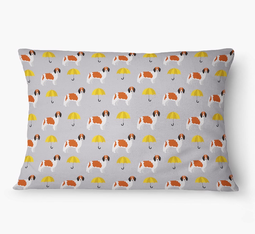 'Umbrella Pattern' - Personalized {breedFullName} Dog Bed