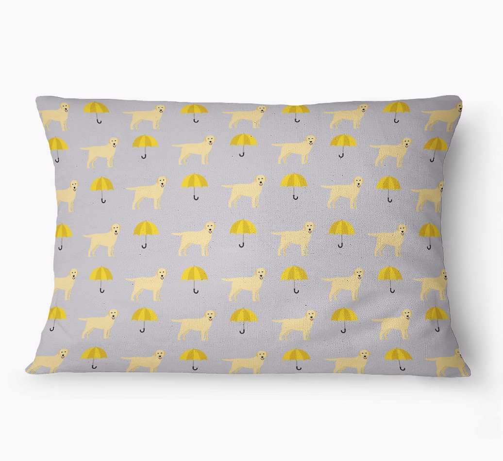 'Umbrella Pattern' - Personalized {breedFullName} Dog Bed