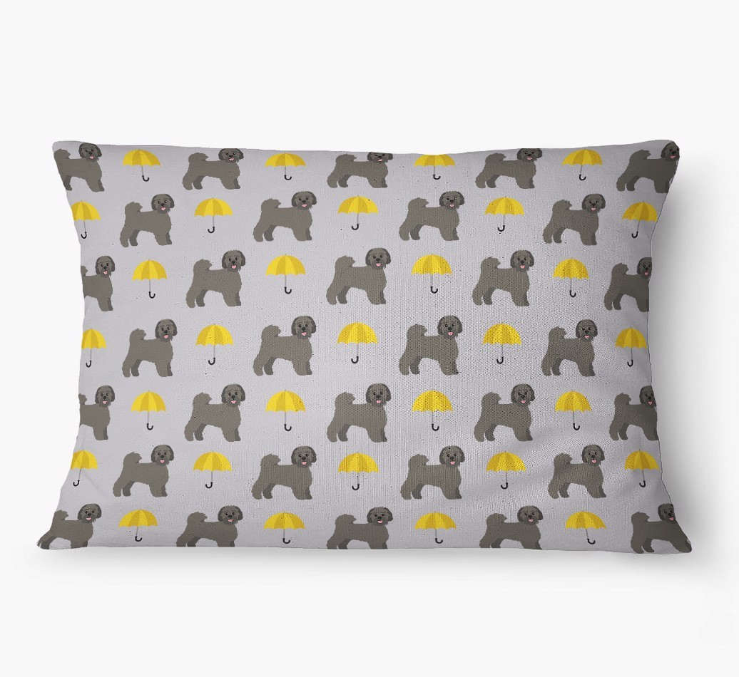 'Umbrella Pattern' - Personalized {breedFullName} Dog Bed