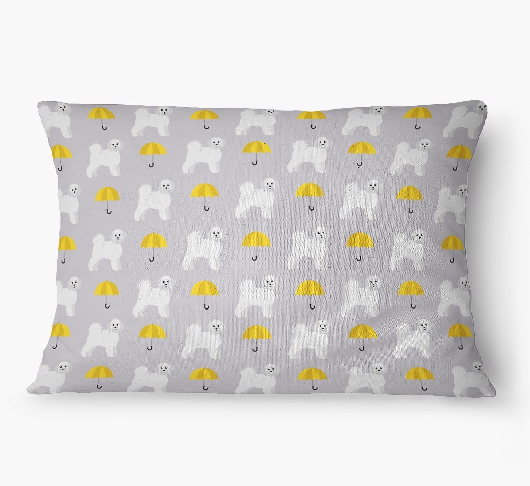 'Umbrella Pattern' - Personalized {breedFullName} Dog Bed